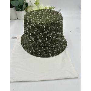 Men's Gucci, GG shadow jacquard cotton, bucket, hat, size small made in Italy